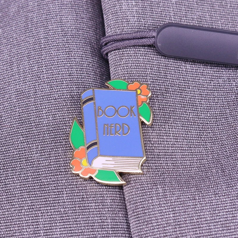 Book nerd enamel pin rose flower brooch reading literary jewelry gift for librarian teacher bookworm 
Book nerd enamel pin rose flower brooch reading literary jewelry gift for librarian teacher bookworm