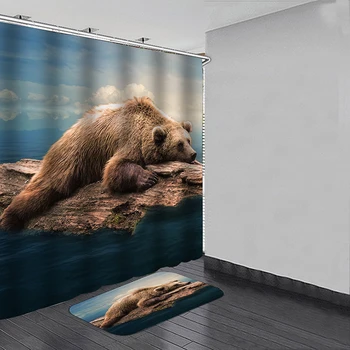 1 Set Practical Fashion Bear Style Waterproof Bathroom Shower Curtain Bath Mat Multiple Size
1 Set Practical Fashion Bear Style Waterproof Bathroom Shower Curtain Bath Mat Multiple Size