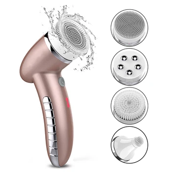 4 In 1 Wash Facial Cleansing Brush Sonic Vibration Face Cleaner Electric Waterproof Massage with 4 Heads Face Cleaning Apparatus
4 In 1 Wash Facial Cleansing Brush Sonic Vibration Face Cleaner Electric Waterproof Massage with 4 Heads Face Cleaning Apparatus
