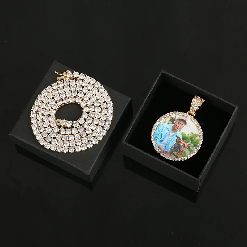 Изготовленный На Заказ фото индивидуальный кулон ожерелье для мужчин в стиле хип