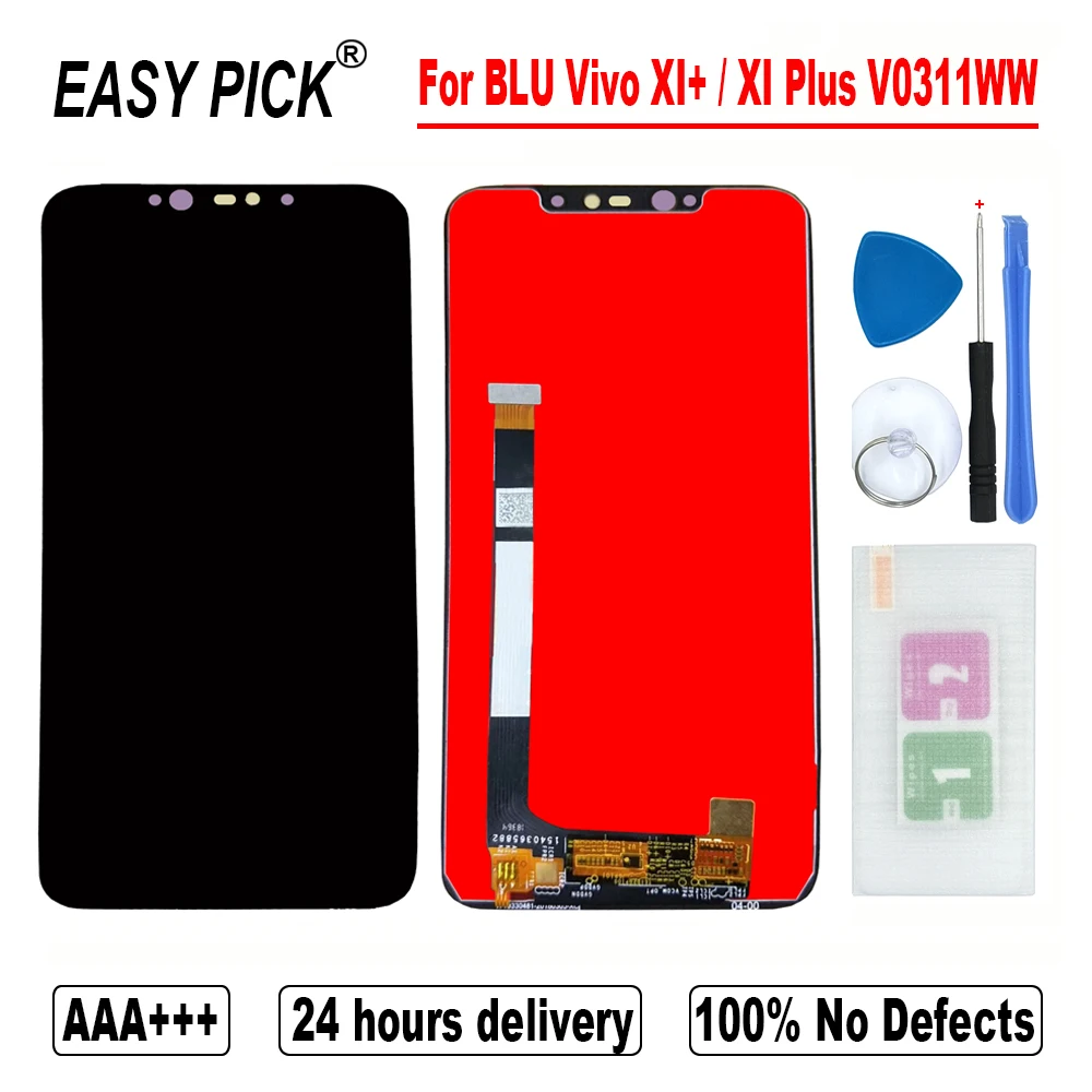 6.2" inch For BLU Vivo XI+ V0311WW LCD Display Touch Screen Digitizer Assembly For BLU Vivo XI Plus Xl+ Dual Sim LCD Screen 
6.2" inch For BLU Vivo XI+ V0311WW LCD Display Touch Screen Digitizer Assembly For BLU Vivo XI Plus Xl+ Dual Sim LCD Screen