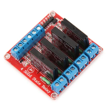 5v 4ch 4 way Solid State Relay Module high Lever Trigger output with resistive fuse 240V / 2A
5v 4ch 4 way Solid State Relay Module high Lever Trigger output with resistive fuse 240V / 2A