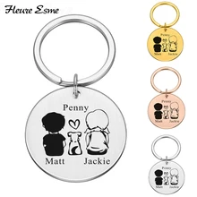 Personalized Custom Name Keychains for Dog Lovers Boyfriend Girlfriend Trendy Keyring Key Tag Valentines Day Gift for Women Men
Personalized Custom Name Keychains for Dog Lovers Boyfriend Girlfriend Trendy Keyring Key Tag Valentines Day Gift for Women Men
