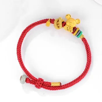 24K Yellow Gold Bracelet 3D 999 Gold Coin Mouse Bracelet 1g
24K Yellow Gold Bracelet 3D 999 Gold Coin Mouse Bracelet 1g