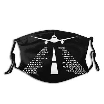 Mouth Protection Cover Airplane Phonetic Alphabet Pilot Gift Reusable Mask With Filters
Mouth Protection Cover Airplane Phonetic Alphabet Pilot Gift Reusable Mask With Filters