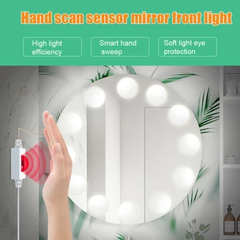 10pcs Makeup LED Bulb Mirror Lights Dressing Table Bathroom String Lamp Decorative Suction Cup USB Powered Vanity Easy Install
10pcs Makeup LED Bulb Mirror Lights Dressing Table Bathroom String Lamp Decorative Suction Cup USB Powered Vanity Easy Install