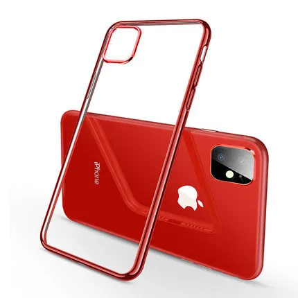 Luxury Plating TPU Phone Case For iPhone 11 Pro 6 6s 7 8 Plus Transparent Silicone Case For iPhone X XS XR XS Max Soft Cover
Luxury Plating TPU Phone Case For iPhone 11 Pro 6 6s 7 8 Plus Transparent Silicone Case For iPhone X XS XR XS Max Soft Cover