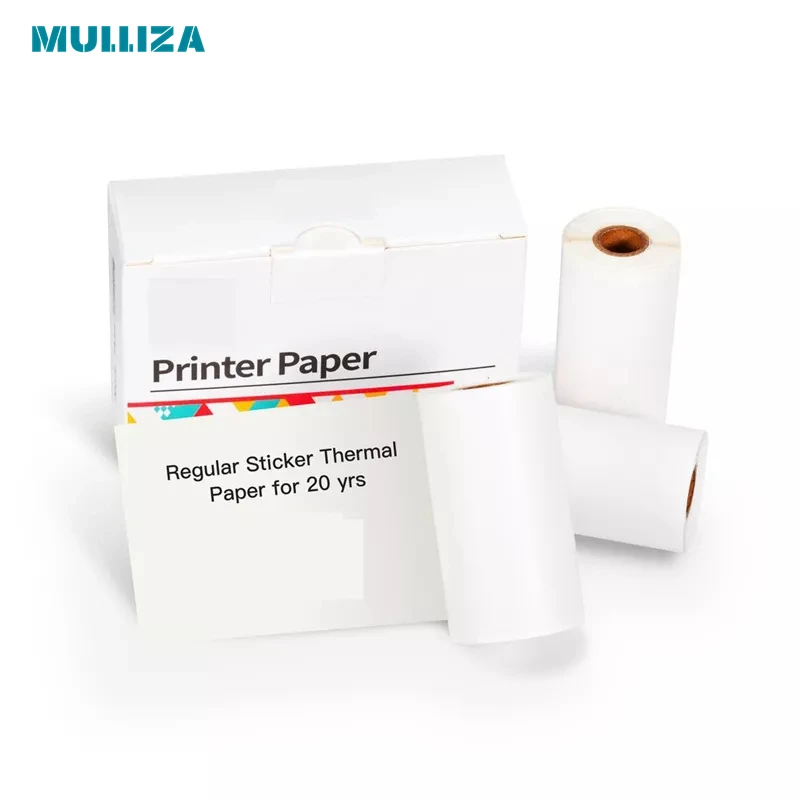 50mm * 3.5m white background black characters 20-year three proof self-adhesive pocket printer thermal label printing paper
50mm * 3.5m white background black characters 20-year three proof self-adhesive pocket printer thermal label printing paper