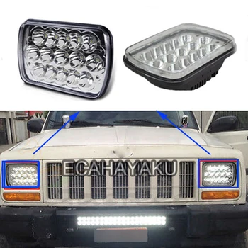 ECAHAYAKU 45W 7 Inch Square Work Lights High / Low Beam LED Light Bulbs Headlight Lamp For TJ CJ Tractor Truck 4x4 driving light 
ECAHAYAKU 45W 7 Inch Square Work Lights High / Low Beam LED Light Bulbs Headlight Lamp For TJ CJ Tractor Truck 4x4 driving light