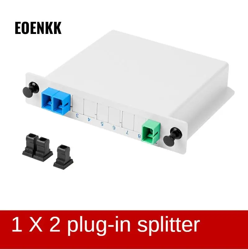 5pcs SC Optical Splitter 1x2 1X4 1X8 Tele-class Optical Fiber Connector Plug-in Optical Branching Device
5pcs SC Optical Splitter 1x2 1X4 1X8 Tele-class Optical Fiber Connector Plug-in Optical Branching Device