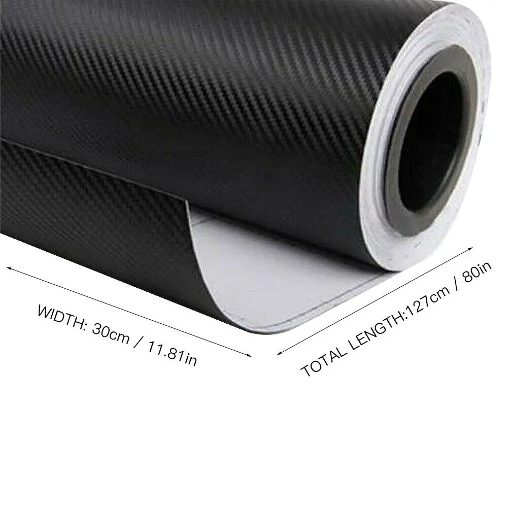 30x127 Cm Waterproof DIY Motorcycle Sticker Car Styling 3D Car Carbon Fiber Vinyl Wrap Roll Film Car Interior Decal Film
30x127 Cm Waterproof DIY Motorcycle Sticker Car Styling 3D Car Carbon Fiber Vinyl Wrap Roll Film Car Interior Decal Film