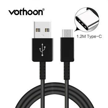 Vothoon USB Type C Cable For Samsung Galaxy S10 Plus S10e S8 S9 Plus Fast Charging USB Type-C 1.2m Cable
Vothoon USB Type C Cable For Samsung Galaxy S10 Plus S10e S8 S9 Plus Fast Charging USB Type-C 1.2m Cable