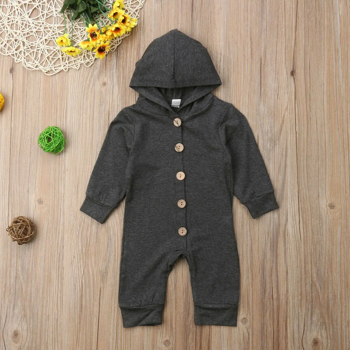 Newborn Infant Baby Kids Boys Girls Romper Solid Color Breasted Hooded Jumpsuit Spring Autumn Lovely Baby Outfits 0-24M 4 Colors
Newborn Infant Baby Kids Boys Girls Romper Solid Color Breasted Hooded Jumpsuit Spring Autumn Lovely Baby Outfits 0-24M 4 Colors