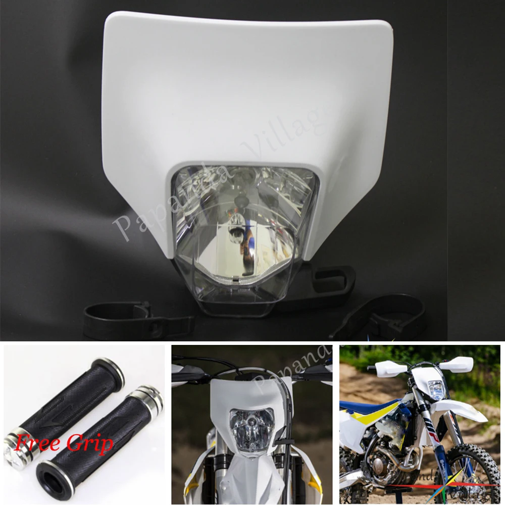 Papanda фары для мотокросса Supermoto обтекатель двойного назначения FE 250 350 450 501 TX 125 TE 150