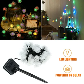 Solar String Lights 23ft 50 LED Rope Light Puffer Ball 8 Modes Multicolor for Party Home Festival Decoration solar garden light
Solar String Lights 23ft 50 LED Rope Light Puffer Ball 8 Modes Multicolor for Party Home Festival Decoration solar garden light