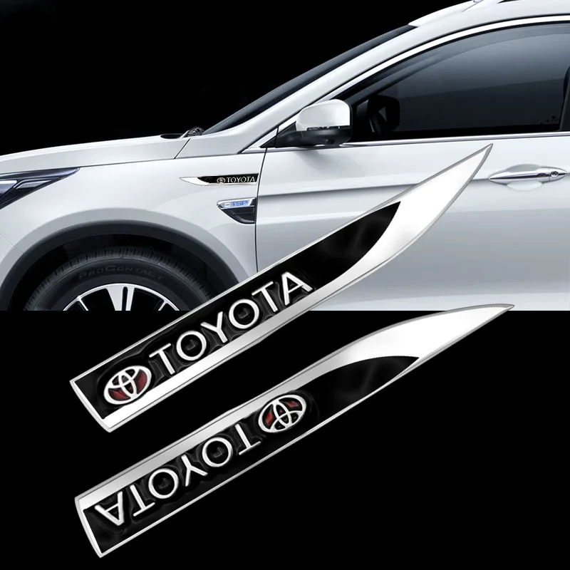 2pc Car Side Fender Logo Emblem Sticker For Toyotas Corolla Yaris Rav4 Avensis Auris Camry C-hr 86 Prius Blade Badge Decal Metal
2pc Car Side Fender Logo Emblem Sticker For Toyotas Corolla Yaris Rav4 Avensis Auris Camry C-hr 86 Prius Blade Badge Decal Metal