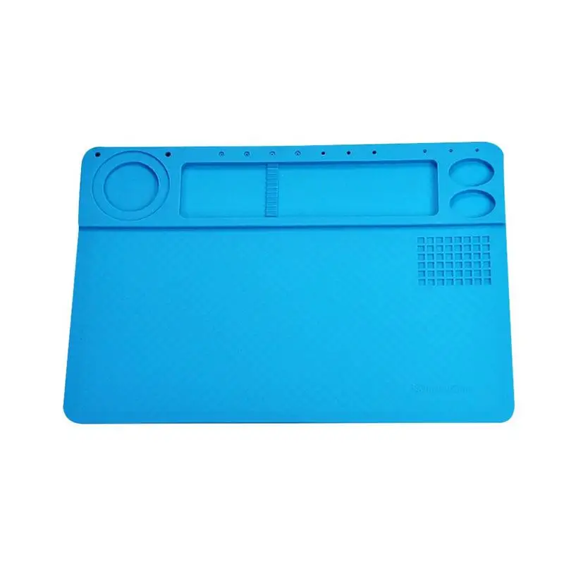 1PC Electronic Product Repair Mat Heat Resistant Mat Anti-static Maintenance Pad for Phone Computer (Blue)
1PC Electronic Product Repair Mat Heat Resistant Mat Anti-static Maintenance Pad for Phone Computer (Blue)