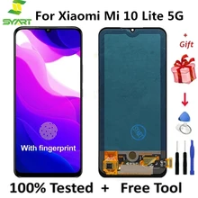 Écran LCD Pour Xiaomi Mi 10 Lite 5G LCD Écran Numériseur À Écran Tactile Pour Xiaomi Mi 10 Lite 5G Pièces de Rechange D'affichage=
