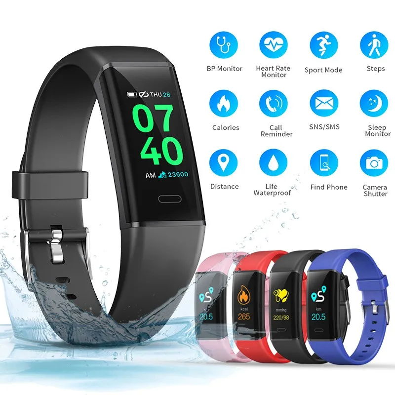 MK05 Smart Bracelet Heart Rate Monitor Smart Band Message Reminder Sports Fitness Tracker Waterproof Smart Wristband Women Men
MK05 Smart Bracelet Heart Rate Monitor Smart Band Message Reminder Sports Fitness Tracker Waterproof Smart Wristband Women Men