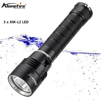 AloneFire DV55 Scuba Diving Flashlight 3 x Cree L2 LED Light Underwater Searchlight 18650 Powerful Dive Flash lights 26650Tactic
AloneFire DV55 Scuba Diving Flashlight 3 x Cree L2 LED Light Underwater Searchlight 18650 Powerful Dive Flash lights 26650Tactic