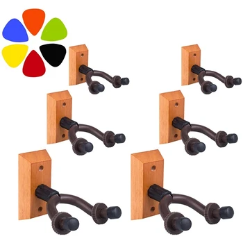 6-Pack Guitar Stands Guitar Holders Guitar Wall Mounts Hardwood Guitar Hanger Wall Hooks with Screws for All Size Guitars, Bass,
6-Pack Guitar Stands Guitar Holders Guitar Wall Mounts Hardwood Guitar Hanger Wall Hooks with Screws for All Size Guitars, Bass,