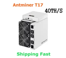 Bitmain mais novo asic btc bch mineiro antminer t17 40th/s com psu melhor do que s9 s11 t15 s17 s17 pro z11 whatsminer m3 m10 m20s(China)