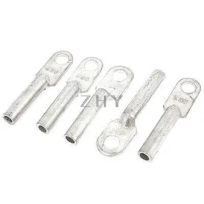5 Pcs 10mm2 Cable Copper Lug Terminal Connector Silver Tone for 5/16" Dia Bolt
5 Pcs 10mm2 Cable Copper Lug Terminal Connector Silver Tone for 5/16" Dia Bolt