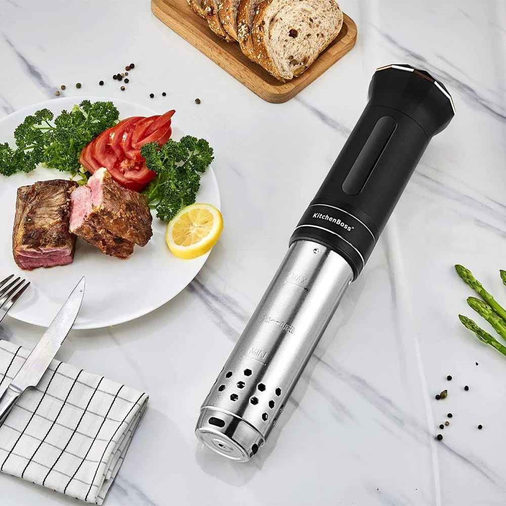 KitchenBoss,Sous Vide machine G300 Black,Hot Dip Circulator Precise,Send 10 Vacuum Bags,Temperature Control Water Cooker
KitchenBoss,Sous Vide machine G300 Black,Hot Dip Circulator Precise,Send 10 Vacuum Bags,Temperature Control Water Cooker