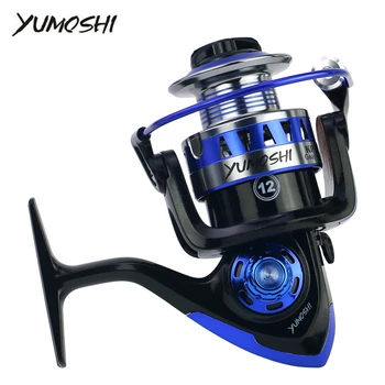 YUMOSHI KP Series Fishing Reel 12BB Fresh/Salt Water Spinning Sea Casting Reel Carp Metal Spool Spinning Reel Baitcasting Reel
YUMOSHI KP Series Fishing Reel 12BB Fresh/Salt Water Spinning Sea Casting Reel Carp Metal Spool Spinning Reel Baitcasting Reel