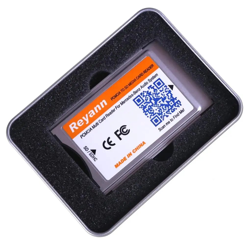 Reyann SD Convert to PCMCIA Multi Card Reader Adapter For Mercedes-Benz Benz E300 E260 E200 MP3 Memory Support 2G-32G SD Card
Reyann SD Convert to PCMCIA Multi Card Reader Adapter For Mercedes-Benz Benz E300 E260 E200 MP3 Memory Support 2G-32G SD Card