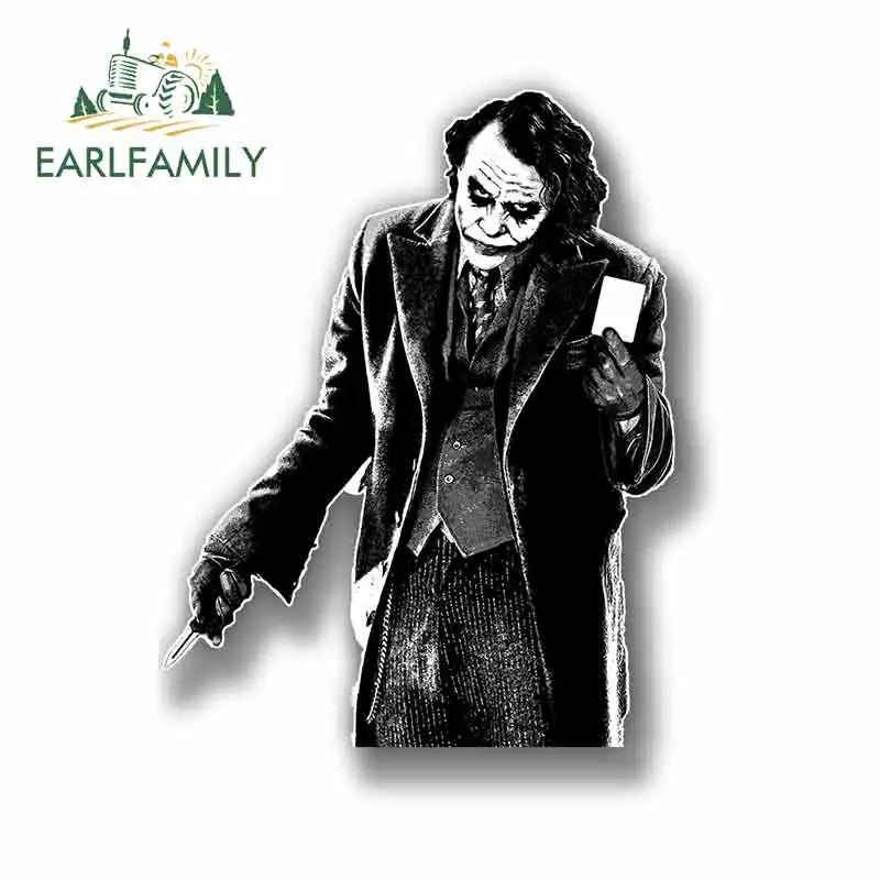 EARLFAMILY 13cm x 9.4cm For The Joker Funny Car Stickers Fashion Occlusion Scratch Bumper Window Stickers 3D Waterproof
EARLFAMILY 13cm x 9.4cm For The Joker Funny Car Stickers Fashion Occlusion Scratch Bumper Window Stickers 3D Waterproof