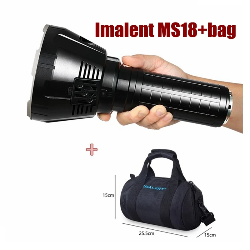 IMALENT MS18 CREE XHP70.2 LED Flashlight Waterproof Recharge Flash Light with 21700 Battery + OLED Screen Smart Charging
IMALENT MS18 CREE XHP70.2 LED Flashlight Waterproof Recharge Flash Light with 21700 Battery + OLED Screen Smart Charging
