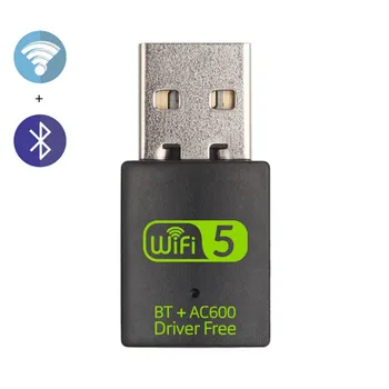 600Mbps USB WiFi Bluetooth Adapter Dual Band 2.4/5Ghz Wireless External Receiver Mini WiFi Dongle for PC/Laptop/Desktop
600Mbps USB WiFi Bluetooth Adapter Dual Band 2.4/5Ghz Wireless External Receiver Mini WiFi Dongle for PC/Laptop/Desktop