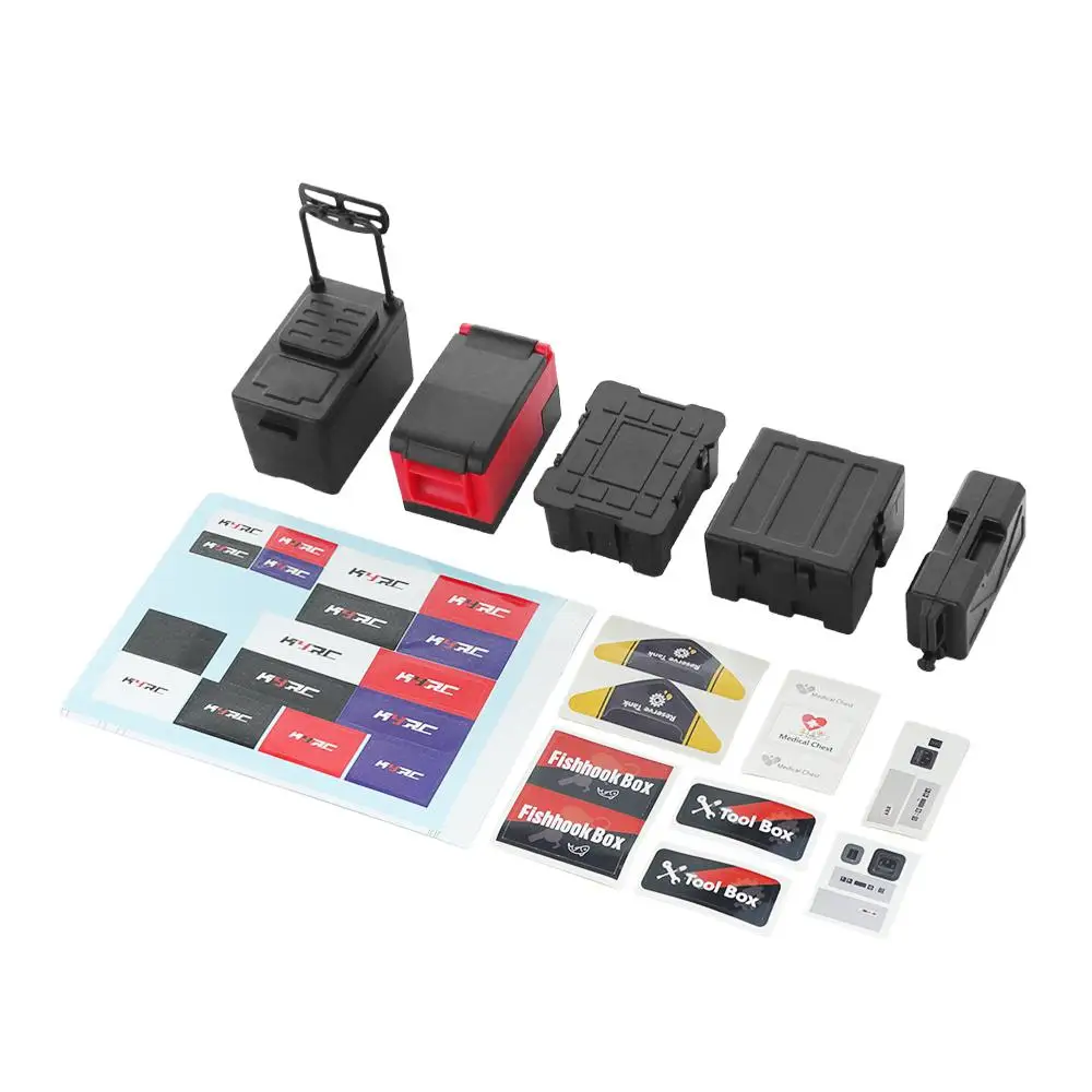 GloryStar Storage Box Decoration Tool Set for 1/10 TRX4 SCX10 Climbing Car Shell Simulation Parts
GloryStar Storage Box Decoration Tool Set for 1/10 TRX4 SCX10 Climbing Car Shell Simulation Parts