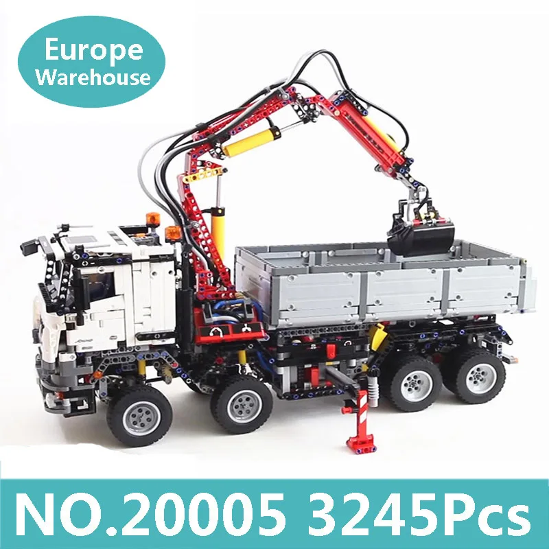 Lepinblocks Technic Car King Bricks 20005 Arocs Cargo Truck Building Blocks Set 42043 Toys For Children With Motor Power Control
Lepinblocks Technic Car King Bricks 20005 Arocs Cargo Truck Building Blocks Set 42043 Toys For Children With Motor Power Control