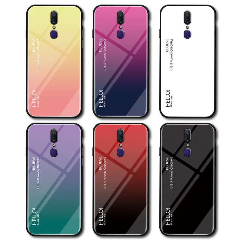 Color Gradient Tempered Glass phone Case For OPPO Realme 1 2 3 Pro F11 X C2 K3 Reno Z 10x zoom Pro Protective Cover Case Coque
Color Gradient Tempered Glass phone Case For OPPO Realme 1 2 3 Pro F11 X C2 K3 Reno Z 10x zoom Pro Protective Cover Case Coque