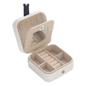 Dressing Table 5components Jewelry Organizer Bedroom Durable Display Box Earring Ring Separated With Mirror Home Magnetic Snap
Dressing Table 5components Jewelry Organizer Bedroom Durable Display Box Earring Ring Separated With Mirror Home Magnetic Snap
