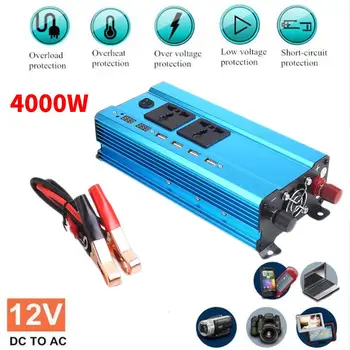 Vehemo 1200W Peak Converter Charger Car Inverter Transformer Solar Power Inverter for DC12V To AC220V Vehicle Adapter
Vehemo 1200W Peak Converter Charger Car Inverter Transformer Solar Power Inverter for DC12V To AC220V Vehicle Adapter