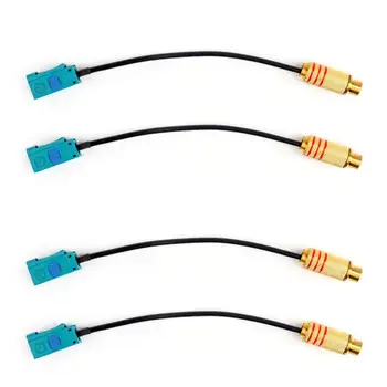 Artudatech 4Pcs 15CM RCA Female To Fakra-Z Female Jack Pigtail RF Extension For RG174 Cable Connector Parts
Artudatech 4Pcs 15CM RCA Female To Fakra-Z Female Jack Pigtail RF Extension For RG174 Cable Connector Parts