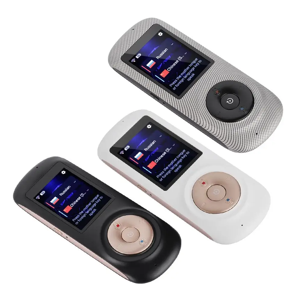 Portable Smart Wireless Interactive Translator Real Time Handheld Instant Voice Translation Support 52 Languages
Portable Smart Wireless Interactive Translator Real Time Handheld Instant Voice Translation Support 52 Languages
