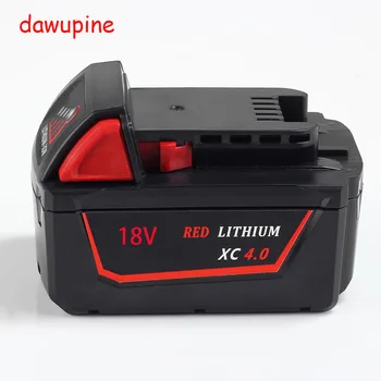 dawupine M18 18V 4.0Ah Li-ion Battery For Milwaukee 18V 4000mAh Electrical Tool Drill Battery
dawupine M18 18V 4.0Ah Li-ion Battery For Milwaukee 18V 4000mAh Electrical Tool Drill Battery
