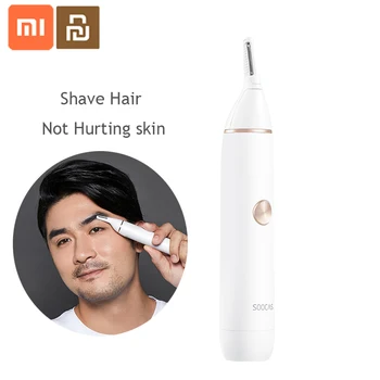 XIAOMI Soocas IPX5 Antiwater Nose Hair Trimmer Eyebrow Clipper Sharp Blade Cordless Nasal Cleaner Men women face hair Cutting Mi
XIAOMI Soocas IPX5 Antiwater Nose Hair Trimmer Eyebrow Clipper Sharp Blade Cordless Nasal Cleaner Men women face hair Cutting Mi