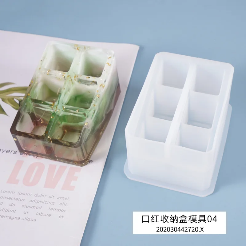 DIY crystal Epoxy Resin mold silicone rectangular square round lipstick storage box Mold hand made mirror jewelry Making Tools
DIY crystal Epoxy Resin mold silicone rectangular square round lipstick storage box Mold hand made mirror jewelry Making Tools