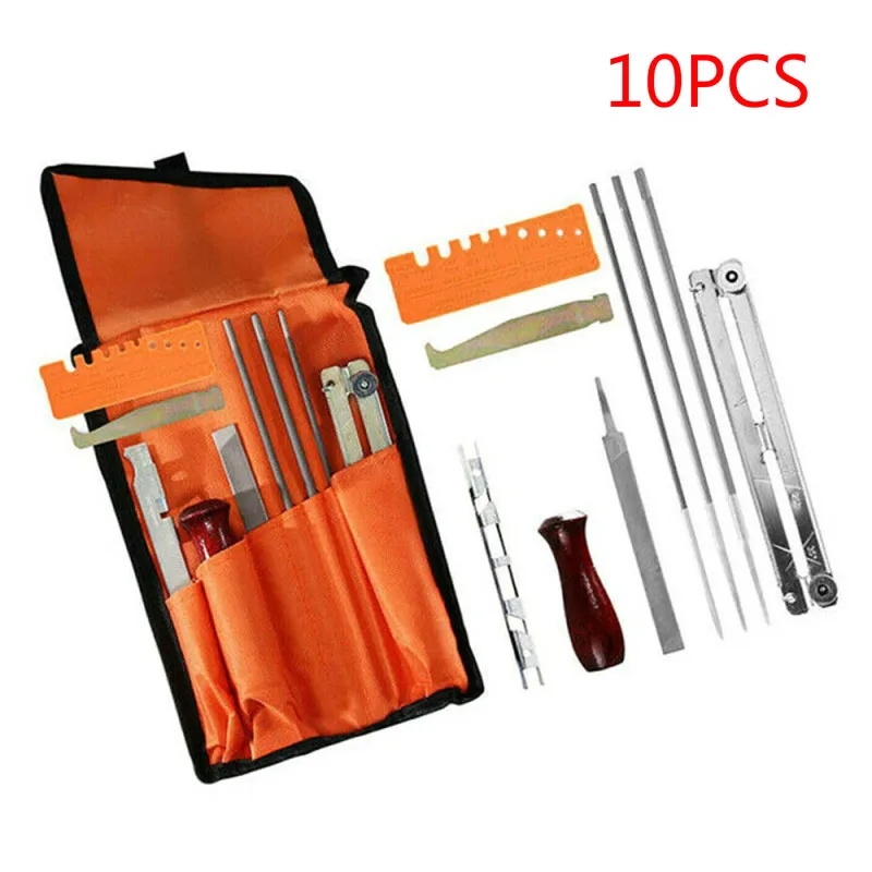 10 PCS 5/32 3/16 7/32 Metal Chainsaw Files Tool Round Files Sharpener Kit Flat Depth Gauge Filing Guide Holder Hardwood Handle
10 PCS 5/32 3/16 7/32 Metal Chainsaw Files Tool Round Files Sharpener Kit Flat Depth Gauge Filing Guide Holder Hardwood Handle