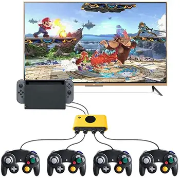 Super smash brothers Gamecube controller Adapter Gamecube convertor for Switch/PC Gamecubecontroller hub
Super smash brothers Gamecube controller Adapter Gamecube convertor for Switch/PC Gamecubecontroller hub