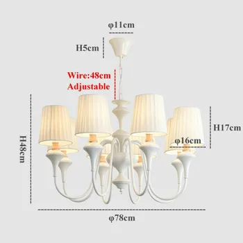 Nordic LED Chandelier With Fabric Lampshade For Living Room Blue Chandeliers Lighting Modern White Hanging Light Bedroom
Nordic LED Chandelier With Fabric Lampshade For Living Room Blue Chandeliers Lighting Modern White Hanging Light Bedroom