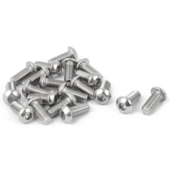 M6 x 14mm Stainless Steel Button Head Socket Cap Screw 20 Pcs 
M6 x 14mm Stainless Steel Button Head Socket Cap Screw 20 Pcs