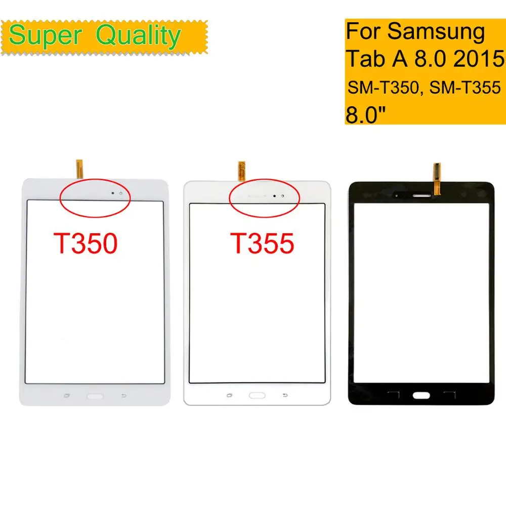 10 шт./лот для Samsung Galaxy Tab A 8 0 2015 T355 T350 сенсорный экран с цифровым преобразователем