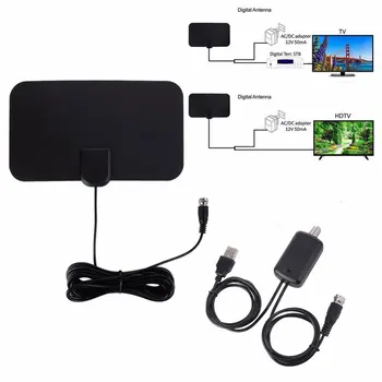 Indoor HD Signal Amplifier Digital TV Antenna HDTV 4K 50 Miles Range 25DB For VHF UHF HDTV Antenna TV Signal Receiver 
Indoor HD Signal Amplifier Digital TV Antenna HDTV 4K 50 Miles Range 25DB For VHF UHF HDTV Antenna TV Signal Receiver