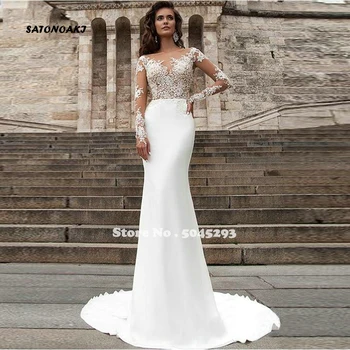 Vintage 2020 Long Sleeve Mermaid Wedding Dress for Women Appliques Lace Buttons Back Vestido De Novia Online Shop Undefined
Vintage 2020 Long Sleeve Mermaid Wedding Dress for Women Appliques Lace Buttons Back Vestido De Novia Online Shop Undefined